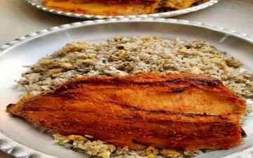 سبزی پلو با ماهی خوشمزه و مخصوص رو این طوری درست کن