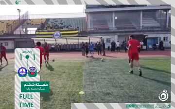 هواداران داماش در حسرت سه امتیاز ماندند/پارس جنوبی با یک امتیاز از رشت برگشت