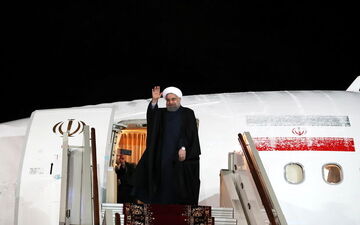 روحانی دهلی نو را به مقصد تهران ترک کرد