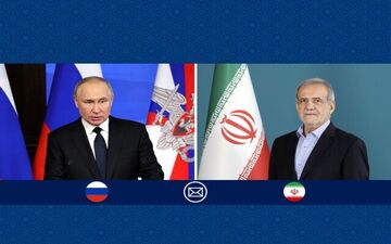 پوتین به پزشکیان پیام داد