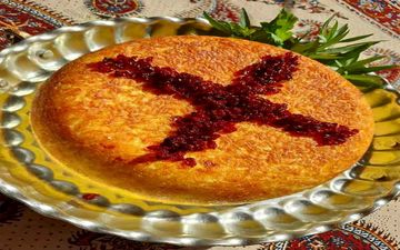 ته چین رستورانی چلو گوشت رو این طوری درست کن / بیا فوت و فن هاش رو بهت یاد بدم!
