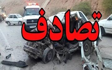 برخورد کامیون و مینی‌بوس در اندیشه 2 مصدوم برجای گذاشت