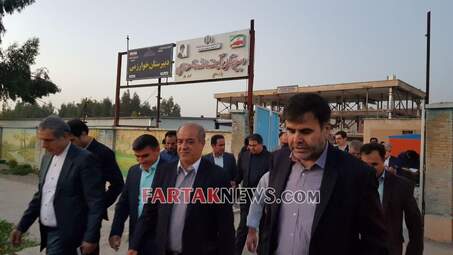 کلنگ زنی مجتمع فرهنگی ورزشی سرپل ذهاب توسط بانک شهر