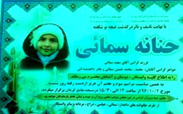  حنانه، قربانی استرس زمین‌لرزه اخیر تهران 