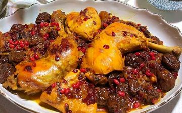 طرز تهیه خورشت مرغ با رب انار: یک غذای خوشمزه و آسان برای پخت