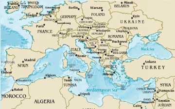 نزدیکی یک زیردریایی هسته‌ای آمریکا به آبهای مدیترانه