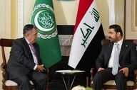 دیدار نخست‌وزیر عراق با دبیرکل اتحادیه عرب در نیویورک