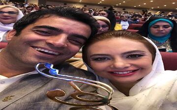 تیپ متفاوت یکتا ناصر و همسرش در یک مراسم + عکس