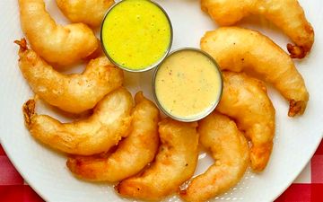 طرز تهیه میگو پفکی با دلستر (بسیار نرم و لذیذ!)