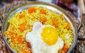 یک غذای سنتی و خوشمزه مازندرانی/ کدو پلو رو این طوری درست کن!