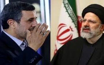 احمدی نژاد در کنار ابراهیم رئیسی 