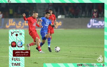 خلاصه بازی استقلال 0 - تراکتور 2 + ویدئو