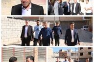 بازدید امروز شهردار و اعضای شورا از محله میلاد ۴ و آغاز عملیات عمرانی