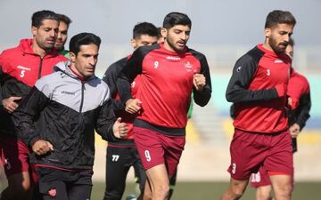 تمرین و ریکاوری شاداب پرسپولیسی ها در حضور همه بازیکنان