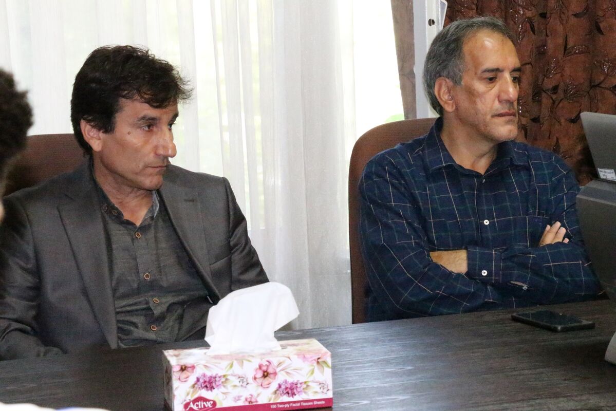 استقبال ارسلان حسینی مدیرکل و  کارکنان ورزش وجوانان استان کرمانشاه  واعضای هیئت کاراته استان کرمانشاه از قهرمانان مسابقات لیگ جهانی کاراته مهدی خدابخشی و سامان حیدری. 