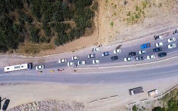پُرترافیک شدن محور کندوان