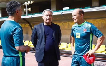 حضور مدیر عامل پرسپولیس در تمرین سرخ ها