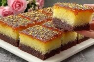 کیک ۵ دقیقه‌ای دو رنگ؛ خوشمزگی که تکرارش اجتناب‌ناپذیر است