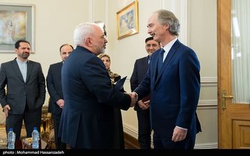 دیدار نماینده دبیرکل سازمان ملل در امور سوریه با ظریف
