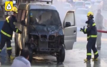 باور خرافی راننده، حادثه آفرید! +فیلم 