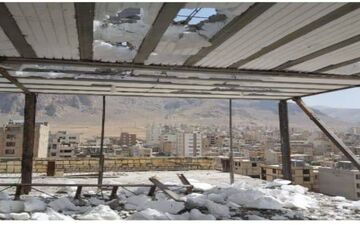 
طبقه هشتم یک واحد مسکونی در کرمانشاه تخریب شد