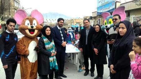 حرکت قطار انقلاب و ایستگاه خاطرات انقلاب از شهرک دولت‌‌آباد در شهر کرمانشاه