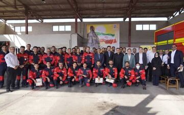 آتش‌نشانان بنادر استان بوشهر تجلیل شدند