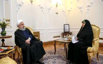جلسه کاری ابتکار با رئیس جمهوری