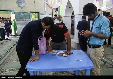  انتخابات ریاست جمهوری و شورای شهر اهواز + تصاویر