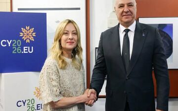 رئیس‌جمهور لبنان با نخست‌وزیر ایتالیا در قبرس دیدار کرد