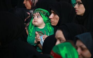 چهار باغ اصفهان میزبان مراسم شیرخوارگان حسینی