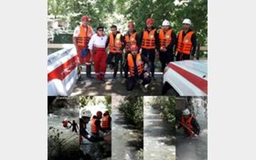 اعزام تیم امدادی تازه نفس برای جستجوی دختر غرق شده