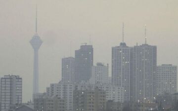وضعیت هوای تهران قرمز شد