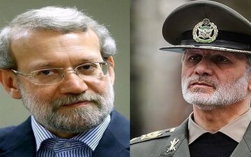 تماس تلفنی وزیر دفاع با لاریجانی
