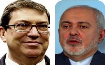 ظریف با وزیر خارجه کوبا گفتگو کرد
