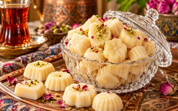 طرز تهیه آبنبات شیری کاراملی خانگی به روش ساده