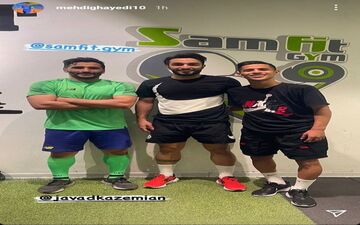 تمرین اختصاصی قایدی در کنار سیامک نعمتی! 