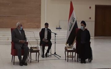 دیدار ظریف با سید عمار الحکیم