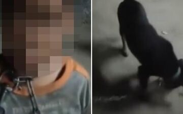 عمل عجیب پدر چینی با پسر 11 ساله اش! +فیلم