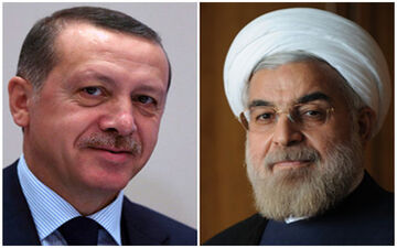 تاکید روحانی و اردوغان بر ادامه همکاری‌ها در مورد سوریه