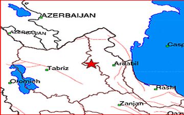 زلزله 3.4 ریشتری مشگین شهر را لرزاند