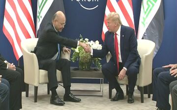 مشاور رئیس‌جمهور عراق در اعتراض به دیدار وی با ترامپ استعفا کرد