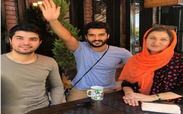 عکسی از «ساعد سهیلی» با همسرش «گلوریا هاردی»