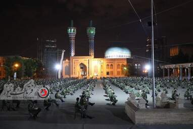  مراسم شب بیست و سوم ماه مبارک رمضان در دانشگاه افسری امام علی 