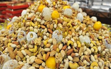 قیمت انواع آجیل و خشکبار عید در میادین میوه و تره بار 