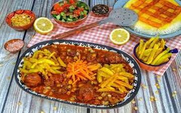  قیمه رشتی رو امتحان کن چون خیلی ساده و سریع درست میشه!