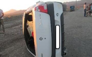 یک کشته و 4 مصدوم درتصادف 2 خودرو