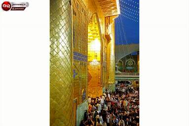 حرم امام علی (ع) در شب میلاد + عکس