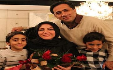 عکس خانوادگی مجری زن و شوهر شبکه خبر