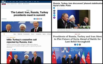  نشست تهران در صدر اخبار رسانه‌های جهان